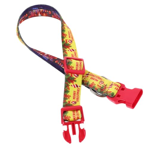 BAZEITFLOW Weihnachtliches Hundehalsband Verstellbar Leichtes Welpenhalsband mit Schnellverschluss Weihnachtsmotiv für Kleine bis Mittlere Hunde Haustier Zubehör BAZEITFLOW Weihnachtliches Hundehalsband Verstellbar Leichtes Welpenhalsband mit Schnellverschluss Weihnachtsmotiv für Kleine bis Mittlere Hunde Haustier Zubehör von BAZEITFLOW