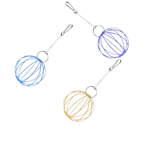 BAZEITFLOW Widerstandsfähiges Hamster Grasball aus Natürlichem Material Hängend zum Klettern und Nagen Geeignet für Zwerghamster und Kleine Nager Interaktives Zufällige Farbe Zufällige Farbe von BAZEITFLOW