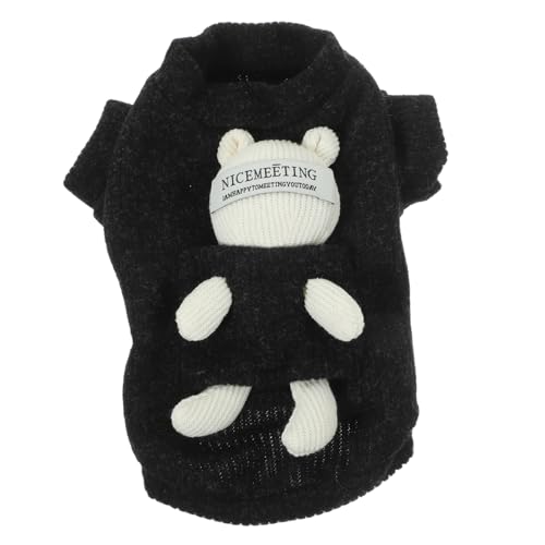 BAZEITFLOW Wintermantel Hund aus Dickem Baumwollmaterial Warmes Kuscheliges Hundekostüm mit Süßem Design Anliegend und Strapazierfähig für Winterspaziergänge Outdoor und Party von BAZEITFLOW