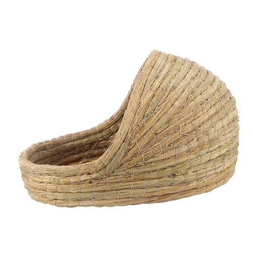 BAZEITFLOW Woven Hamster Nest aus Natürlichem Gras Atmungsaktiv Langlebig Warm und Kühl als Schlafplatz und Kauspielzeug für Zwerghamster Kaninchen und Kleine Haustiere BAZEITFLOW Woven Hamster Nest aus Natürlichem Gras Atmungsaktiv Langlebig Warm und Kühl als Schlafplatz und Kauspielzeug für Zwerghamster Kaninchen und Kleine Haustiere von BAZEITFLOW