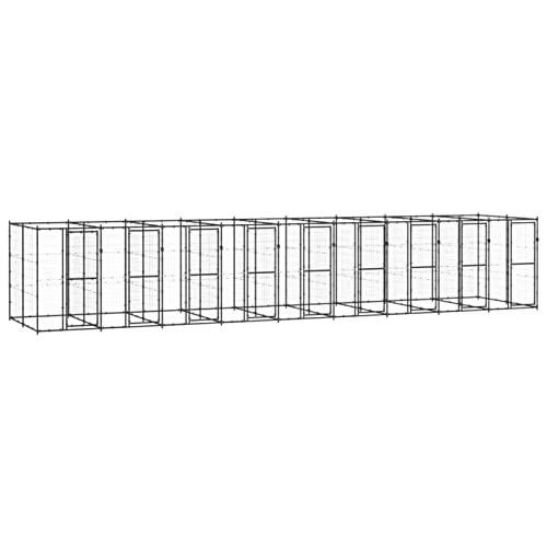 BAZZI Hundekäfig, Hundekäfig, Hundebox, Hundekäfig aus Stahl, 21,78 m² von BAZZI