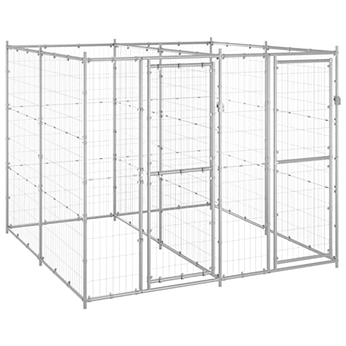 BAZZI Hundekäfig, Hundekäfig, Hundebox, Hundekäfig aus verzinktem Stahl, 4,84 m² BAZZI Hundekäfig, Hundekäfig, Hundebox, Hundekäfig aus verzinktem Stahl, 4,84 m² von BAZZI