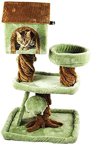 BAoce Kratzbaum Kratzbaum Katzenturm Katzenbaum Schleifkralle Spielzeug Massivholz Katze Klettergerüst Luxus LPZ24815 von BAoce