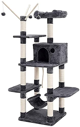 BAoce Kratzbaum Kratzbaum Katzenturm Katzenhaus mit Hängematte Katzenturm LPZ24815 BAoce Kratzbaum Kratzbaum Katzenturm Katzenhaus mit Hängematte Katzenturm LPZ24815 von BAoce