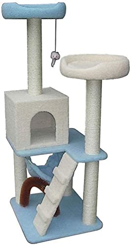 Kratzbaum Kratzbaum Katzenturm Katzenkratzbaum Holz Katzenplattform Katzenspielzeug Katzenmöbel Katze Klettergerüst Groß Luxus Katzennest Katzenbaum Katzenkratzbrett LPZ24815 von BAoce