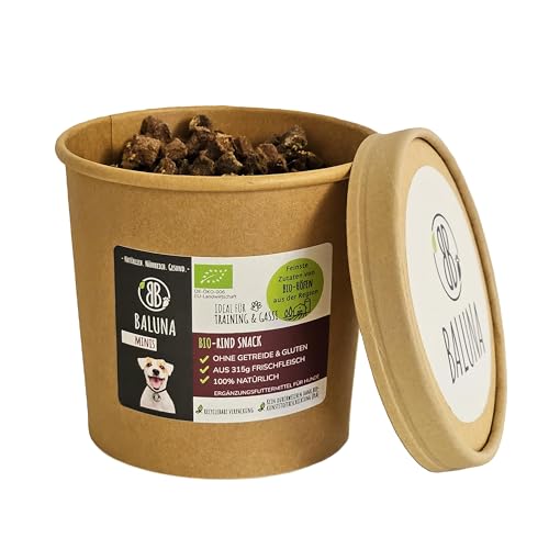 BALUNA Bio-Rind Snack, Hundeleckerli aus 86% Bio-Rindfleisch, Getreidefrei, 200g BALUNA Bio-Rind Snack, Hundeleckerli aus 86% Bio-Rindfleisch, Getreidefrei, 200g von BB BALUNA