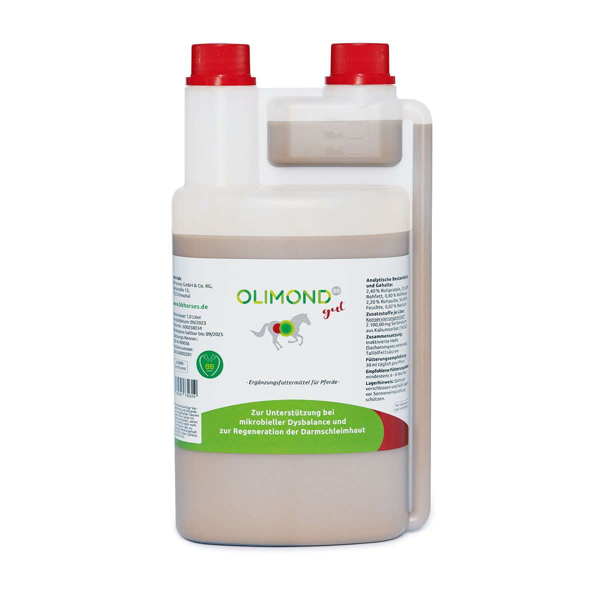 Olimond Bb Gut 1L Bei Verdauungsproblemen Olimond Bb Gut 1L Bei Verdauungsproblemen von BB horses