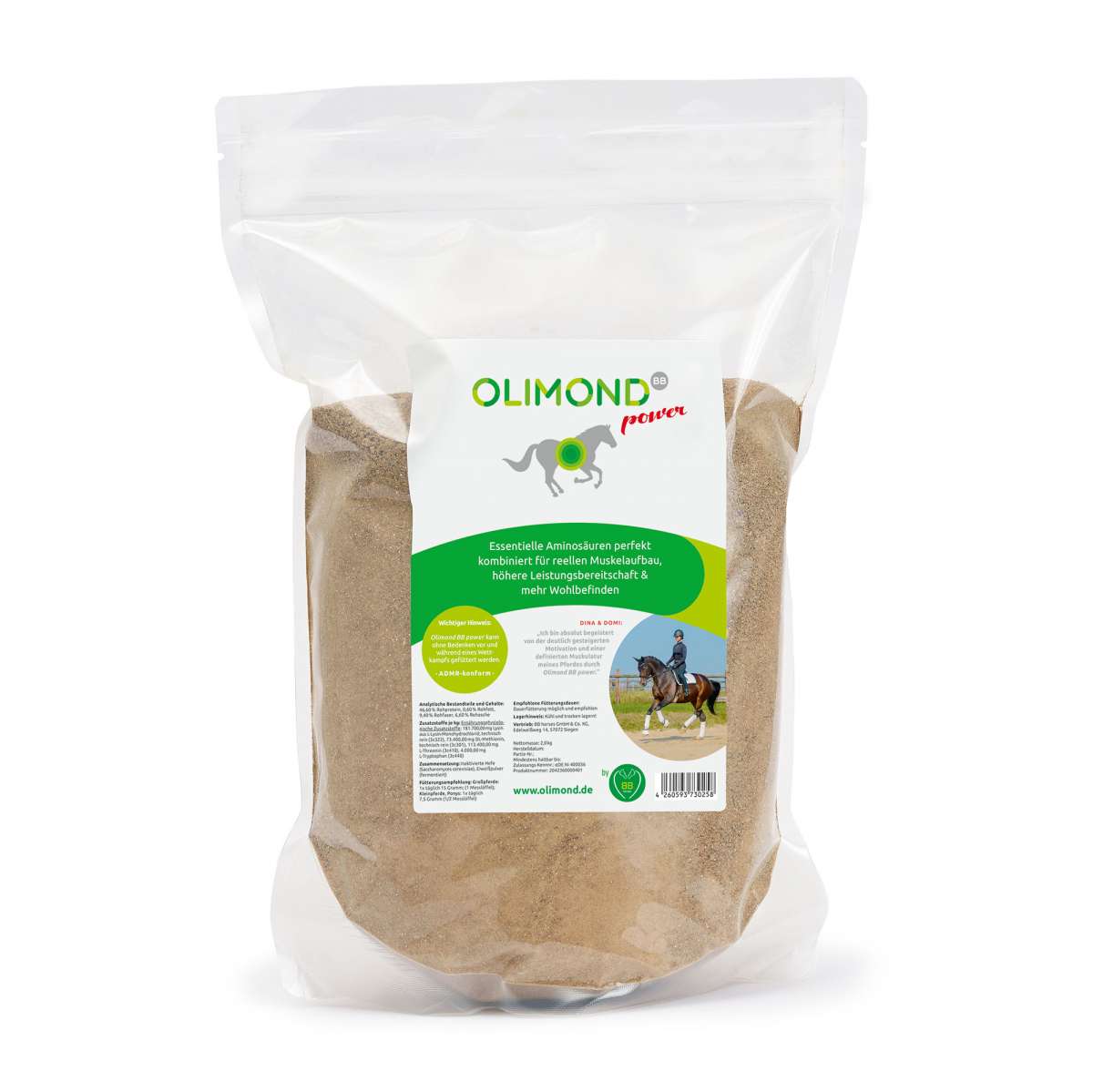 Olimond Bb power 2kg Nachfüllpackung Schonender Muskelaufbau Olimond Bb power 2kg Nachfüllpackung Schonender Muskelaufbau von BB horses