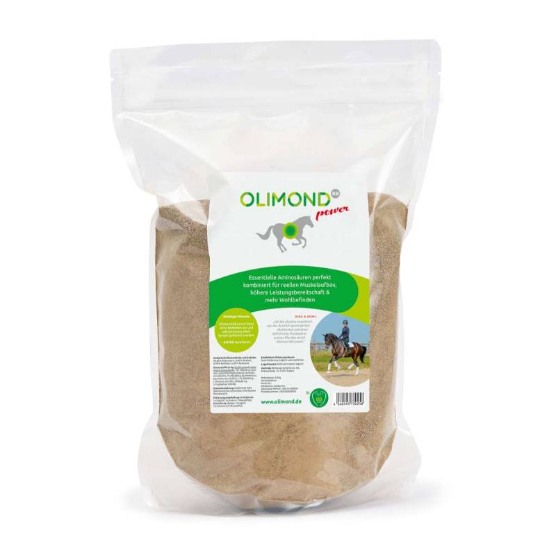 Olimond Bb power 2kg Nachfüllpackung Schonender Muskelaufbau von BB horses