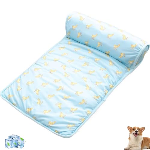 BBASILIYSD Haustier-Kühlmatte für Hunde und Katzen, waschbare Hunde-Kühlmatte, tragbare Haustier-Kühlkissen, Decke, für drinnen und draußen, Haustier-Schlafmatte, für Zwinger, Bett, Sofa oder BBASILIYSD Haustier-Kühlmatte für Hunde und Katzen, waschbare Hunde-Kühlmatte, tragbare Haustier-Kühlkissen, Decke, für drinnen und draußen, Haustier-Schlafmatte, für Zwinger, Bett, Sofa oder von BBASILIYSD