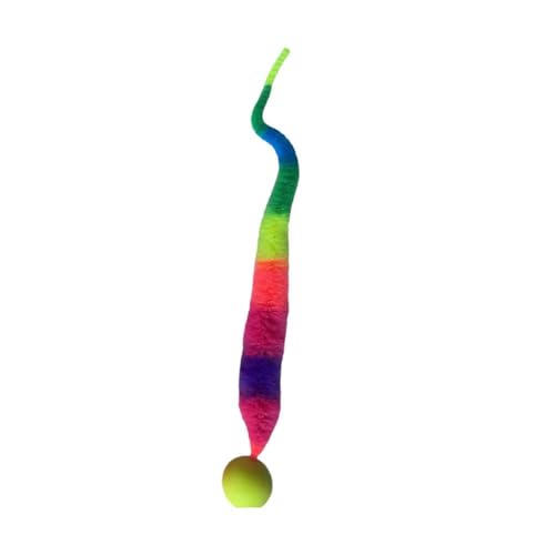 BBASILIYSD Interaktives Spielzeug für Kätzchen, bunt, hüpfender Plüschball mit Spielbissen, Kätzchenball, Schwanz, Teasing-Spielzeug für den Innenbereich, I9B1 BBASILIYSD Interaktives Spielzeug für Kätzchen, bunt, hüpfender Plüschball mit Spielbissen, Kätzchenball, Schwanz, Teasing-Spielzeug für den Innenbereich, I9B1 von BBASILIYSD