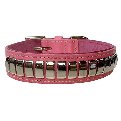 BBD Pet Products Gewölbtes Lederhalsband, Einheitsgröße, 1/4 x 56 bis 63 cm, Rosa BBD Pet Products Gewölbtes Lederhalsband, Einheitsgröße, 1/4 x 56 bis 63 cm, Rosa von BBD Pet Products
