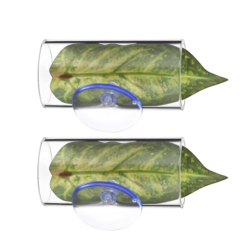 2 Stück Betta Fisch Acryl Tube Tunnel, Betta Fisch Aquarium Dekorationen Aquarium Höhle Betta Hängematte mit Löchern Versteck Betta Aquarium Dekorationen von BBTISG