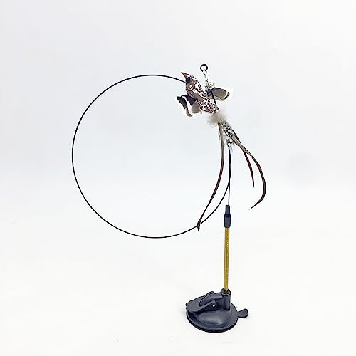 Cat Bird Toys, Interactive Cat Toy with Bell Interactive Cat Toy Door Cat Mouse Toys Cat Teasers Cat Feather Wand for Playing and Training Cat Bird Toys, Interactive Cat Toy with Bell Interactive Cat Toy Door Cat Mouse Toys Cat Teasers Cat Feather Wand for Playing and Training von BBTISG