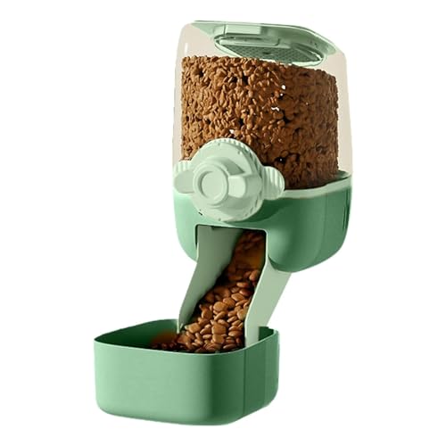 Hängende automatische Selbstfütterung Katzen Waterer, automatischer Nachfüll-Futterspender Katze Trockenfutter Hundefutterspender Kaninchenkäfig Schwerkraft Auto Feeder Waterer Set für Hund Kleintiere von BBTISG