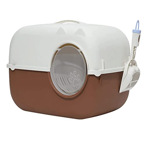 BBZY Abnehmbare Katzentoilette mit Deckel und Schaufel, geschlossene Katzentoilette, leichte Reinigung, geruchsfrei, für kleine bis mittlere Katzen BBZY Abnehmbare Katzentoilette mit Deckel und Schaufel, geschlossene Katzentoilette, leichte Reinigung, geruchsfrei, für kleine bis mittlere Katzen von BBZY