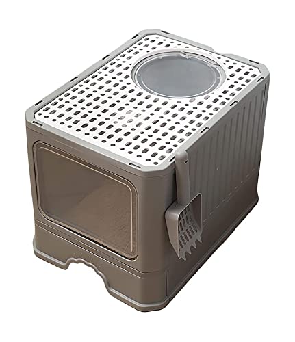 BBZY Abnehmbare geschlossene Katzentoilette mit Deckel und handlicher Schublade Schaufel leicht zu reinigen Geruch Katzentoilette von BBZY