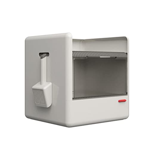 BBZY Geschlossene Katzentoilette mit Deckel und Katzenstreu Schaufel oben Einstiegstyp spritzwassergeschützt leicht zu reinigen Katzentoilette für Hauskatzen BBZY Geschlossene Katzentoilette mit Deckel und Katzenstreu Schaufel oben Einstiegstyp spritzwassergeschützt leicht zu reinigen Katzentoilette für Hauskatzen von BBZY