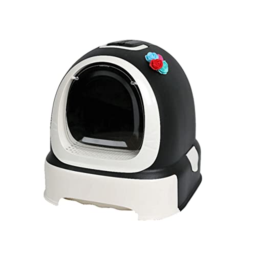 BBZY Großraum Katzentoilette mit handlicher Katzentoilette, voll verschlossen, spritzwassergeschützt, Katzentoilette für Katze, leicht zu reinigen für Katze BBZY Großraum Katzentoilette mit handlicher Katzentoilette, voll verschlossen, spritzwassergeschützt, Katzentoilette für Katze, leicht zu reinigen für Katze von BBZY