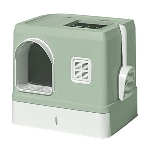 BBZY Katzentoilette mit Katzentoilette mit Schaufel oben Eingang Kitty Toilette groß geschlossenes Katzentöpfchen Anti-Splashing Katzentoilette leicht zu reinigen BBZY Katzentoilette mit Katzentoilette mit Schaufel oben Eingang Kitty Toilette groß geschlossenes Katzentöpfchen Anti-Splashing Katzentoilette leicht zu reinigen von BBZY