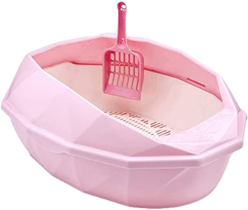 Klappbare Katzentoilette für Katzen mit Kunststoff-Kieselschaufel, leicht zu reinigen, spritzwassergeschützt, Katzen- und Katzen-Toilette, Katzentoilette Klappbare Katzentoilette für Katzen mit Kunststoff-Kieselschaufel, leicht zu reinigen, spritzwassergeschützt, Katzen- und Katzen-Toilette, Katzentoilette von BBZY