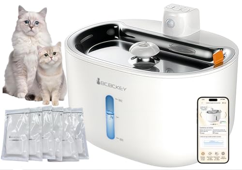 BCBCKEY 6 Stück Katzenbrunnenfilter, 3L Katzenbrunnenfilter, Hundebrunnenfilter, Haustierbrunnenfilter, Filter mit mehrfachem Filtersystem BCBCKEY 6 Stück Katzenbrunnenfilter, 3L Katzenbrunnenfilter, Hundebrunnenfilter, Haustierbrunnenfilter, Filter mit mehrfachem Filtersystem von BCBCKEY
