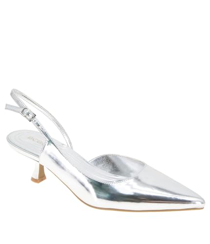 BCBGeneration Damen Kittie Pumps, 8, Silber, Silber, 39 EU BCBGeneration Damen Kittie Pumps, 8, Silber, Silber, 39 EU von BCBGeneration