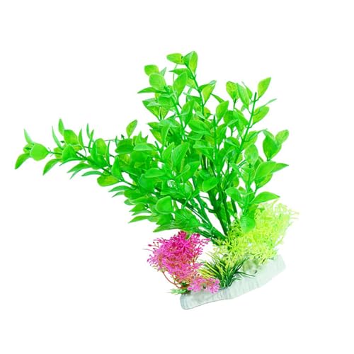 BCIOUS Aquarium-Landschaft, künstliche Pflanze, Aquarien, Landschaftsbau für Garnelenzucht, Landschaftsdekoration, Gras, Basteln, Aquarium-Zubehör von BCIOUS