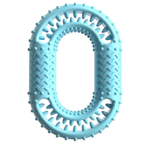 Hundespielzeug Beißring O-Ring Form Extra Robustes interaktives elastisches Molar Spielzeug für Hunde Zahnreinigung Werkzeug für Hunde Kauspielzeug von BCIOUS