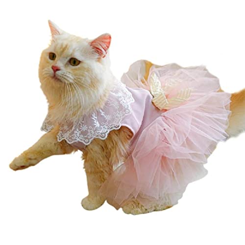 Kleines Hundekostüm Französisches Kleid Party Tüllkleider Katzenfestkleidung Hundespitzenkleider Atmungsaktiv-Pet Photography Suit Hundekleidung mittelgroße Hunde von BCIOUS