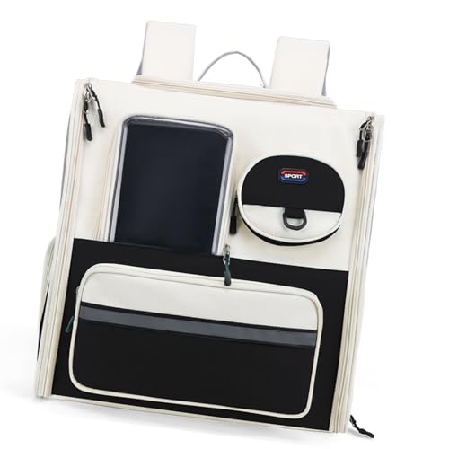 Multifunktionale Haustier-Rucksäcke, abnehmbar, universal, Haustier-Reisetasche, Katzen-Reisetasche, Hunde- und Katzenzubehör, Teleskopgriff von BCIOUS
