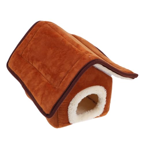 BCJMKDX Haustier-Bett. 1pc Kleine Haustier Baumwolle Nest Kleine Tiere Nest Kleine Tiere Warme Käfig Warme Hängematte for Schinken(Grey,22X19X15CM) von BCJMKDX