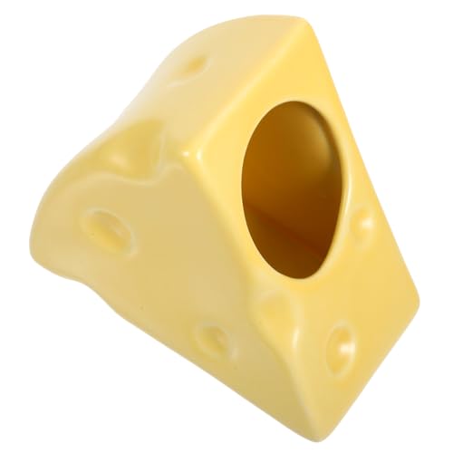 BCJMKDX Haustier-Bett. 2 Stück Hamsternest-Dekoration, Hamsterversteck for kleine Haustiere, Sommer-Hamsterversteck, Hamsterkäfig(Yellow) von BCJMKDX