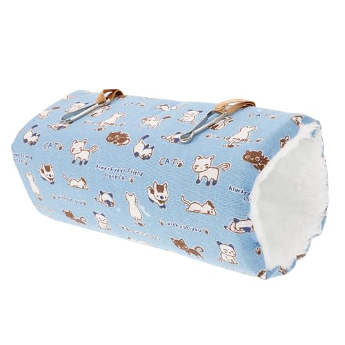 BCJMKDX Haustier-Bett. 2 Stück Haustiernest for kleine Hamster, zartes Chinchilla-Haus, Hamsterhaus for kleine Hamster(Multicolor) von BCJMKDX