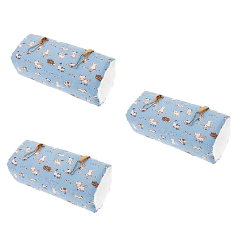 BCJMKDX Haustier-Bett. 2 Stück Haustiernest for kleine Hamster, zartes Chinchilla-Haus, Hamsterhaus for kleine Hamster(Multix3pcs) von BCJMKDX