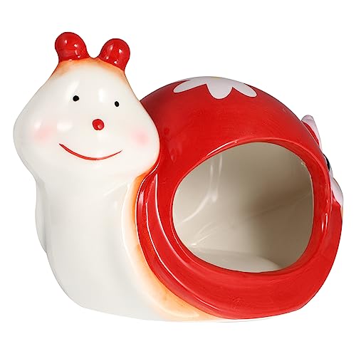 BCJMKDX Haustier-Bett. 2 stücke Hamster Keramik Nest Igel Haus Käfig Kleine Tier Kühlung Haustier Sommer Nest Hamster Verstecken von BCJMKDX