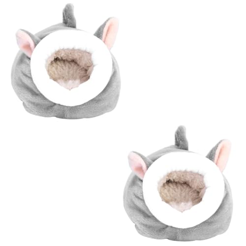 BCJMKDX Haustier-Bett. 2 stücke Hamster Warme Bett Schwein Bettwäsche Zubehör Meerschweinchen Bett Beutel Pet Hamster Nest Guinea von BCJMKDX