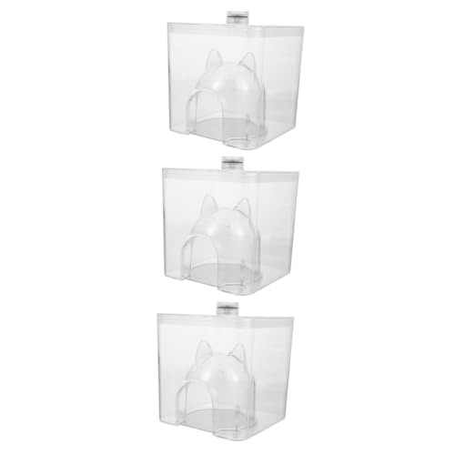 BCJMKDX Haustier-Bett. 3 stücke Hamster Kühlung Nest Eiswürfel Haustiere Haustier Sommer Zubehör Hamster Sommer Versteck Sommer Kühl Haus Hamster(Tx3pcs) von BCJMKDX
