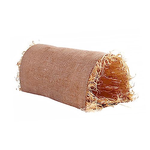 BCJMKDX Haustier-Bett. Hamstertunnel Hasentunnel Nest Hamsterkäfig Zubehör Hamsterhütte Haustier Grasdecke Rabb(A,S) von BCJMKDX