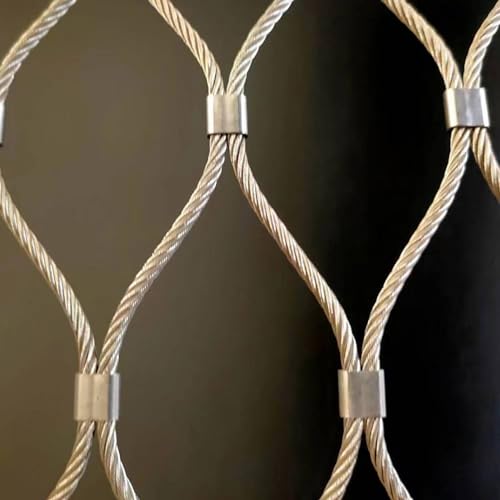 BCJMKDX Zaun Mesh,. Begrenzungsschutznetz for Garten, Bauernhof, Treppe, Balkon, Absturzsicherung in großer Höhe, Kabelschutz-Begrenzungszaun - 2 mm Durchmesser(B mesh Hole: 10cm) von BCJMKDX