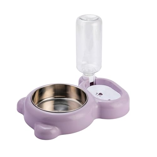 Haustiernäpfe, Katzen- und Hundenäpfe, Tierfutter- und Wassernapf-Set, Futter- und Wasserspender aus Edelstahl for Katzen und kleine Hunde, Lila Haustiernäpfe, Katzen- und Hundenäpfe, Tierfutter- und Wassernapf-Set, Futter- und Wasserspender aus Edelstahl for Katzen und kleine Hunde, Lila von BCJMKDX