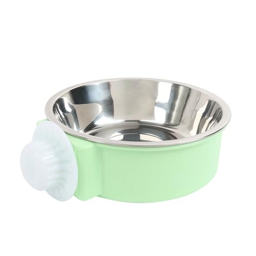 Haustiernäpfe, Katzen- und Hundenäpfe, Tierfutternapf, Abnehmbarer Futter- und Wassernapf aus Edelstahl for Aufhängen for kleine Hunde und Katzen(S) von BCJMKDX