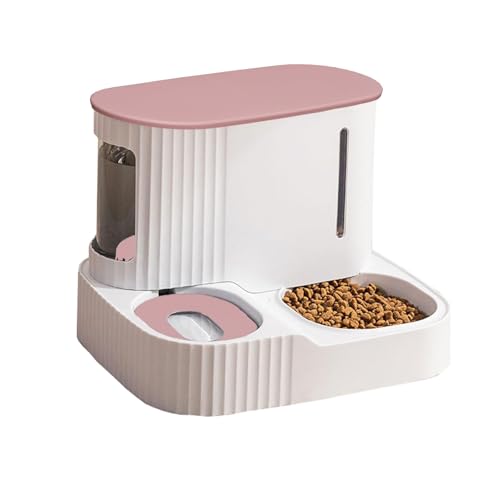 Haustiernäpfe, Katzen- und Hundenäpfe, automatisches Futter- und Wasserfütterungsset for kleine und mittelgroße Katzen und Hunde im Innenbereich, Rosa Haustiernäpfe, Katzen- und Hundenäpfe, automatisches Futter- und Wasserfütterungsset for kleine und mittelgroße Katzen und Hunde im Innenbereich, Rosa von BCJMKDX