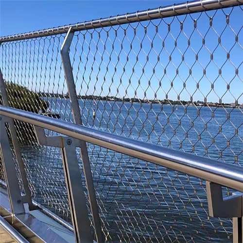 Zaun Mesh,. Flexibles Sicherheitsnetz aus Maschenseil, dehnbares Balustraden-Füllnetz, Käfignetz for Tiere und Geflügel - Verschiedene Größen(A,Mesh 7cm) von BCJMKDX