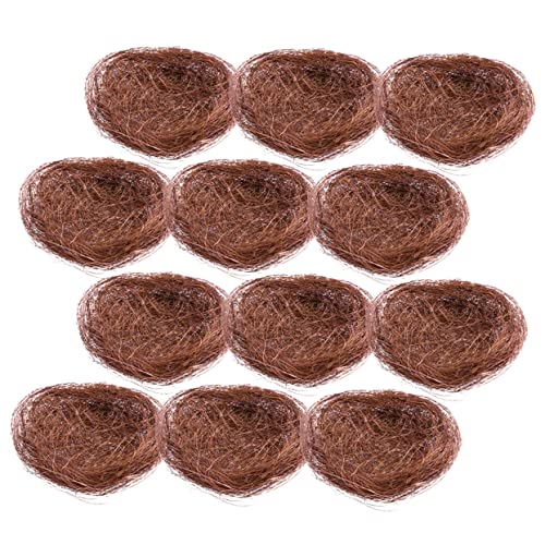 12 Stücke Vogelnest Für Garten Heim Handwerk Zubehör Sittich Nest Woven Gefälschte Eier Spielzeug Süßigkeiten 12 Stücke Vogelnest Für Garten Heim Handwerk Zubehör Sittich Nest Woven Gefälschte Eier Spielzeug Süßigkeiten von BCOATH
