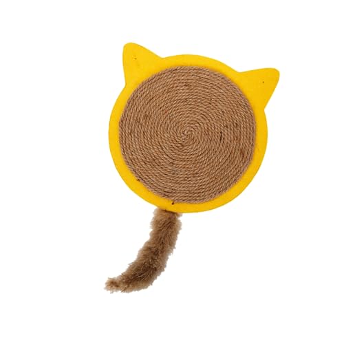 BCOATH Katzenkratzmatte Assumption Sisal Pad Haustierbedarf Katzenkratzspielzeug Gelb BCOATH Katzenkratzmatte Assumption Sisal Pad Haustierbedarf Katzenkratzspielzeug Gelb von BCOATH
