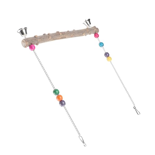 BCOATH Papagei Spielzeug Glocke Vogel Schaukel Spielzeug Bites Holz Schaukel Sicher Vogel Spielzeug für Spaß BCOATH Papagei Spielzeug Glocke Vogel Schaukel Spielzeug Bites Holz Schaukel Sicher Vogel Spielzeug für Spaß von BCOATH