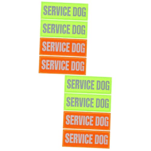 BCOATH Diensthundweste 8 STK Diensthund Aufkleber Selbstklebende Hundemarke Service-Hunde- Reflective Sticker Pet Supplies Reflektierender Diensthunde-aufnäher Reflektierende Hundeflecken Nylon BCOATH Diensthundweste 8 STK Diensthund Aufkleber Selbstklebende Hundemarke Service-Hunde- Reflective Sticker Pet Supplies Reflektierender Diensthunde-aufnäher Reflektierende Hundeflecken Nylon von BCOATH