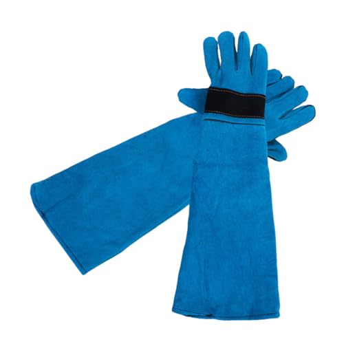 BCOATH Lederhandschuhe Zur Fellpflege Von Haustieren Ärmelhandschuhe Für Hunde Zum Füttern Und Baden Katzenpflegeset Tierhandschuhe von BCOATH