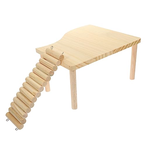 BCOATH Hamster Kletterleiter Aus Holz Multifunktionale Plattform Für Kleintiere Und Langlebiges Spielzeug Für Hamster Zwerghamster Und Nager Fördert Aktivität Und Mentale Gesundheit BCOATH Hamster Kletterleiter Aus Holz Multifunktionale Plattform Für Kleintiere Und Langlebiges Spielzeug Für Hamster Zwerghamster Und Nager Fördert Aktivität Und Mentale Gesundheit von BCOATH